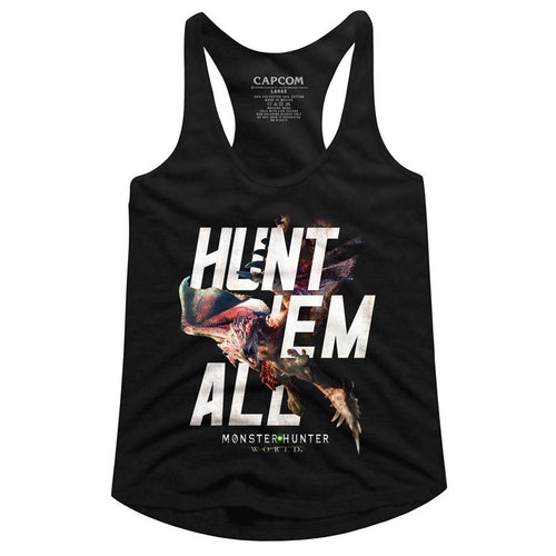 Monster Hunter Ladies Racerback - Hunt Em All