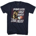 Navy Monster Hunter t-shirt featuring Monster Hunter Loyal Palico design