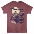Magnamalo Monster Hunter t-shirt in vintage maroon heather