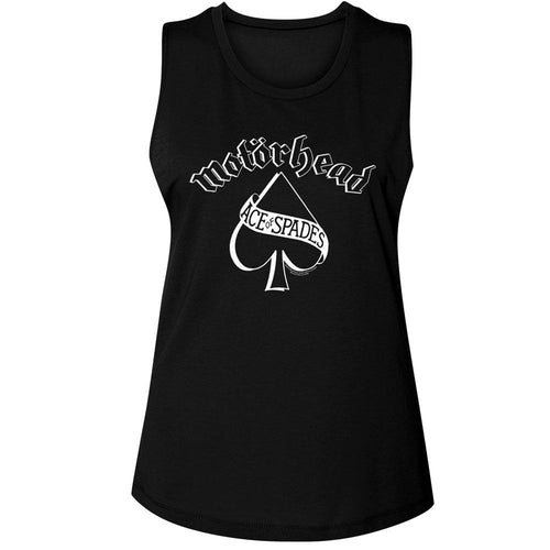 Motörhead Ladies Muscle Tank - Ace Of Spades