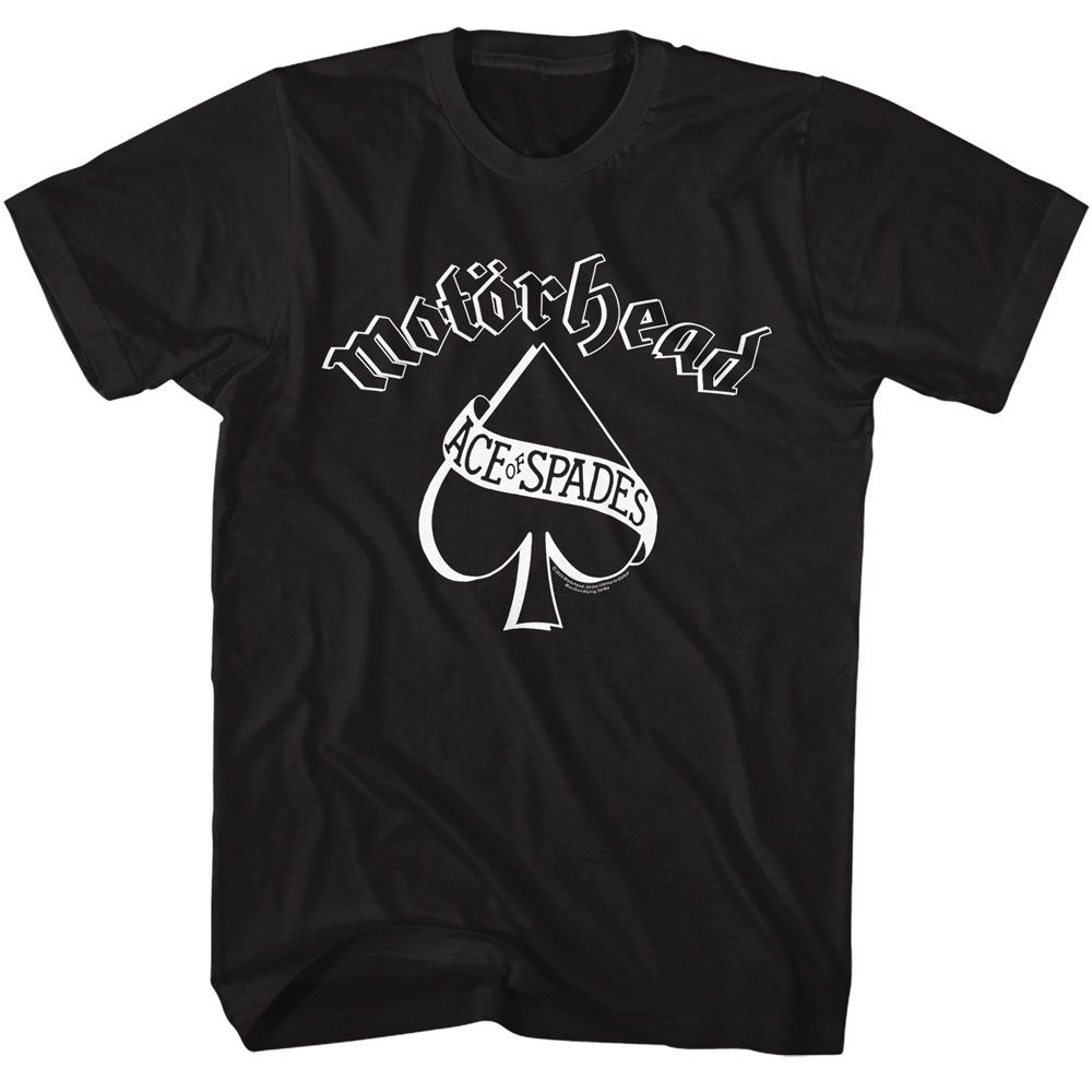 Black Motörhead t-shirt featuring Motörhead Ace Of Spades design