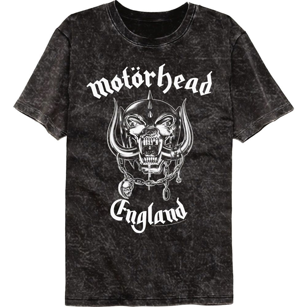 Motörhead Mineral Wash T-Shirt - England