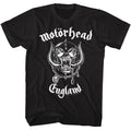 Black Motörhead t-shirt featuring Motörhead England design