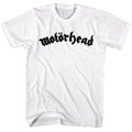 White Motörhead t-shirt featuring Motörhead Dark Logo design