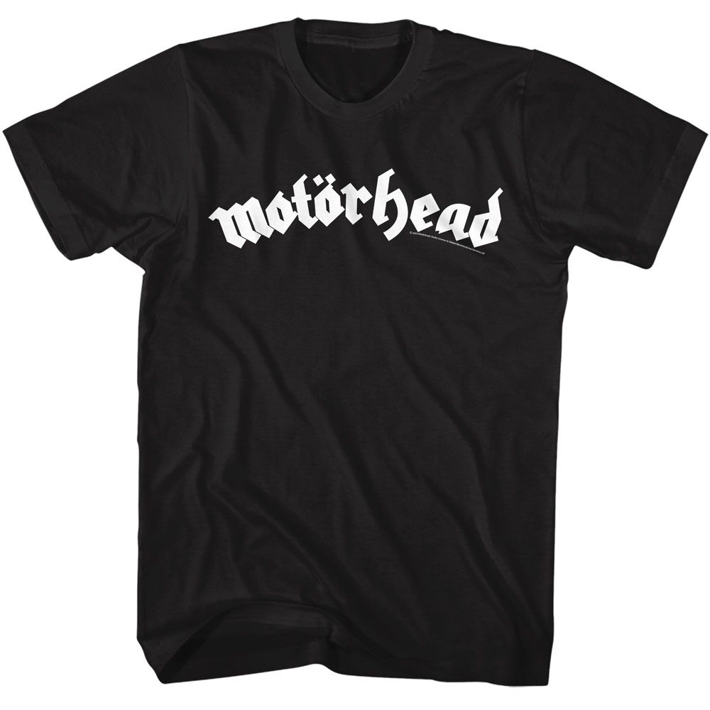 Black Motörhead t-shirt featuring Motörhead Light Logo design