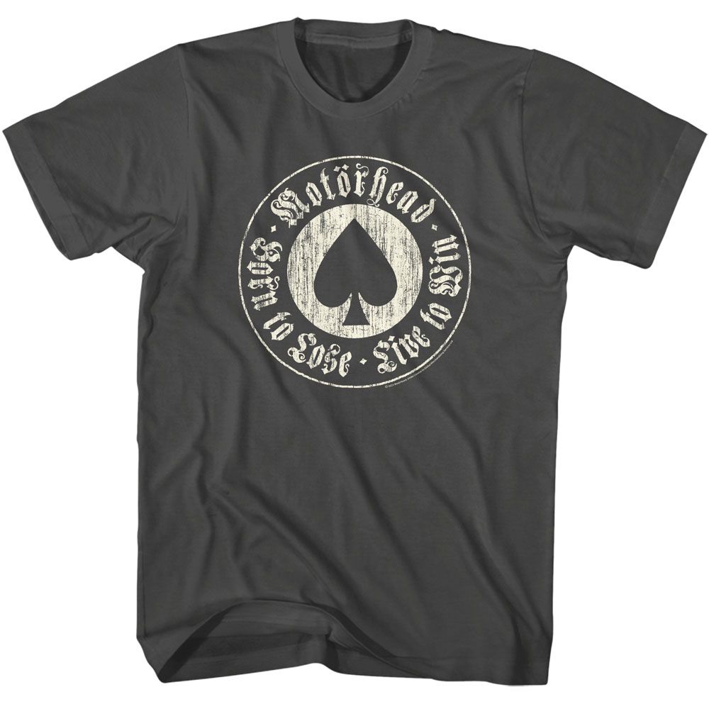 Smoke gray Motörhead t-shirt featuring Motörhead Born To Lose design