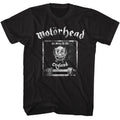 Black Motörhead t-shirt featuring Motörhead No Sleep At All 1988 live album design