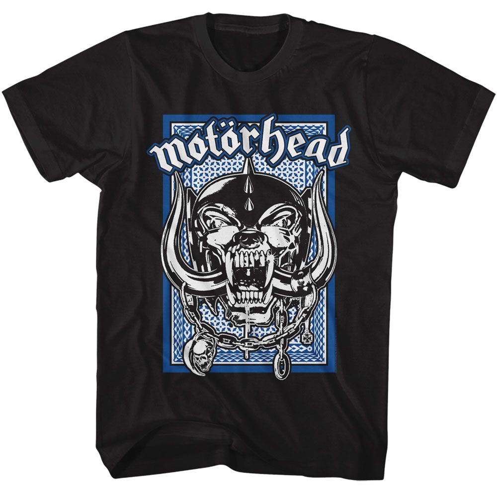 Black Motörhead t-shirt featuring Motörhead Playing Card design