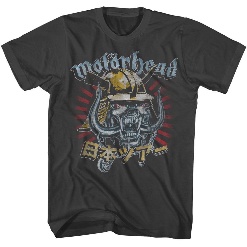 Smoke gray Motörhead t-shirt featuring Motörhead Japanese Tour design