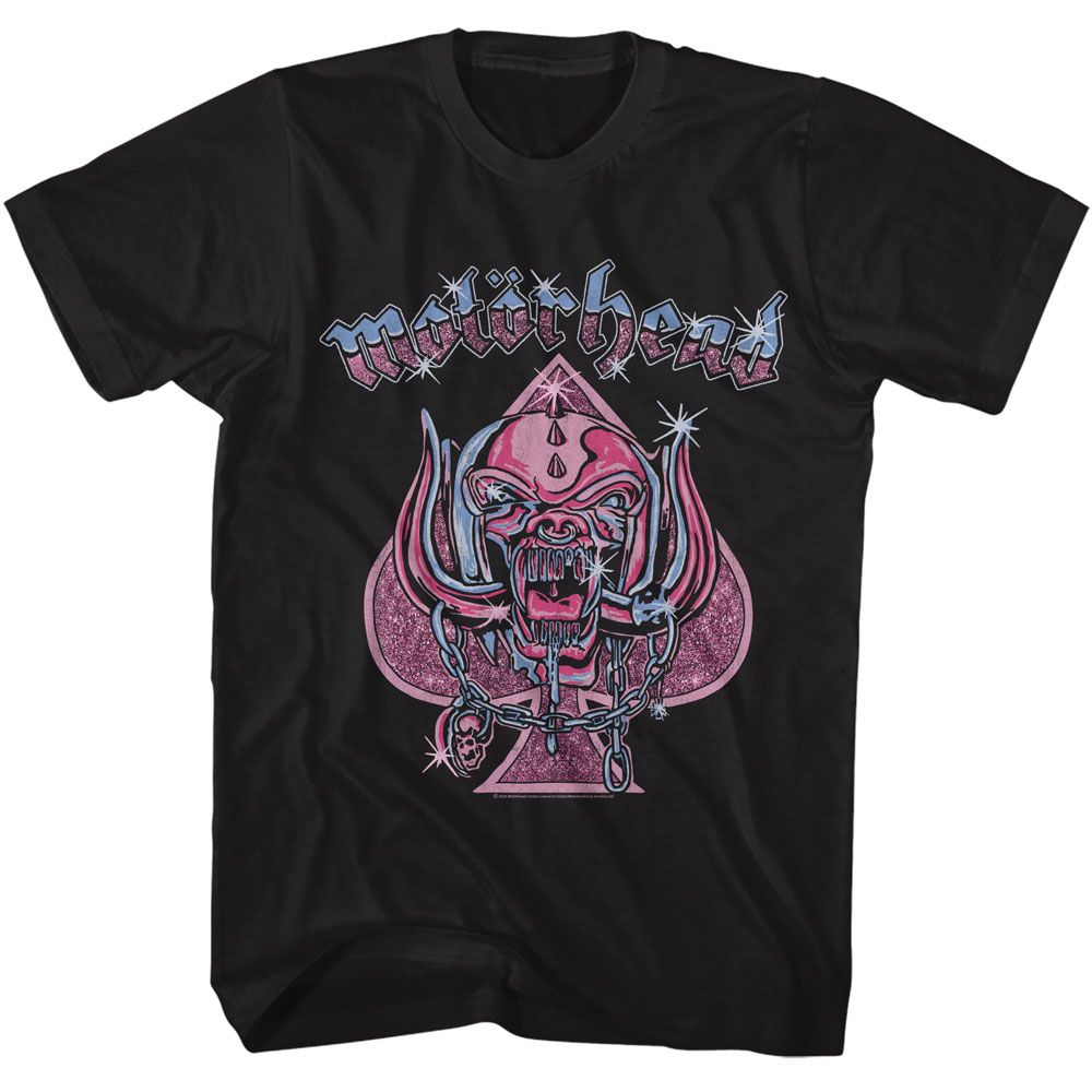 Black Motörhead t-shirt featuring Motörhead Graphic Warping design