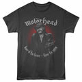 Smoke gray Motörhead t-shirt featuring a Lemmy Born to Lose design