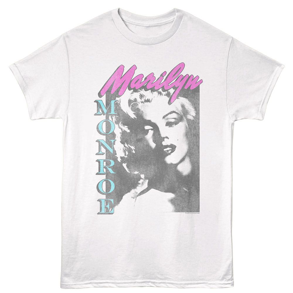 Faces Marilyn Monroe t-shirt in white