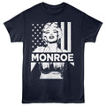 Flag Marilyn Monroe t-shirt in navy