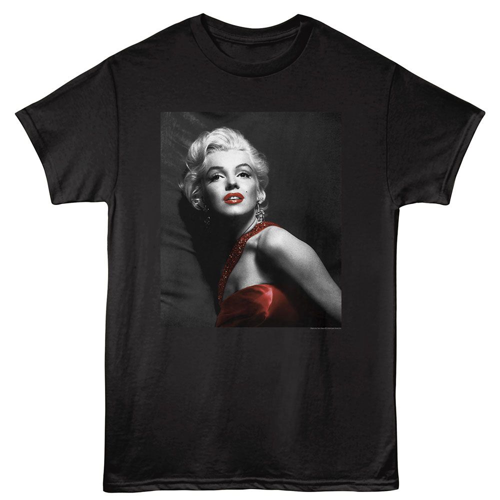 Iconic Black and White Marilyn Monroe t-shirt in black