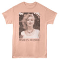 Windswept Marilyn Monroe t-shirt in peach