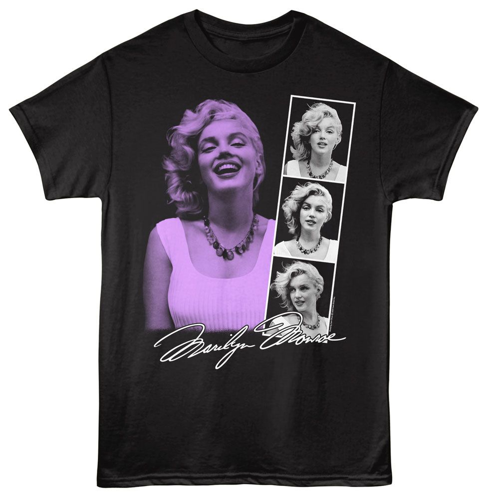 Photo Strip Marilyn Monroe t-shirt in black