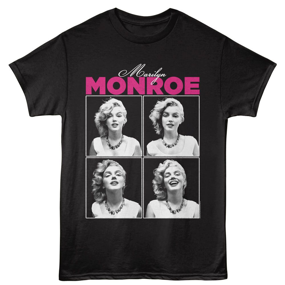 Multi Photo Marilyn Monroe t-shirt in black