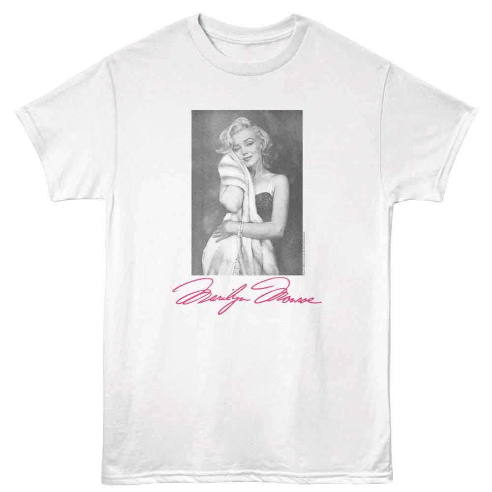 Blanket Marilyn Monroe t-shirt in white