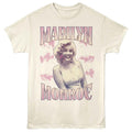 Clouds and Flower Marilyn Monroe t-shirt in natural