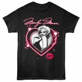 Black Marilyn Monroe t-shirt featuring a Neon Heart design