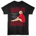Black Marilyn Monroe t-shirt featuring a Well Behaved Women design