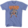 He-Man Masters of the Universe t-shirt in light blue heather