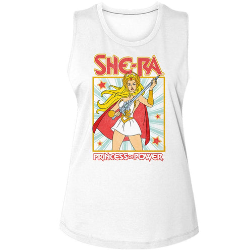 Masters of the Universe Ladies Muscle Tank - She-Ra Square