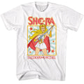 She-Ra Square Masters of the Universe t-shirt in white