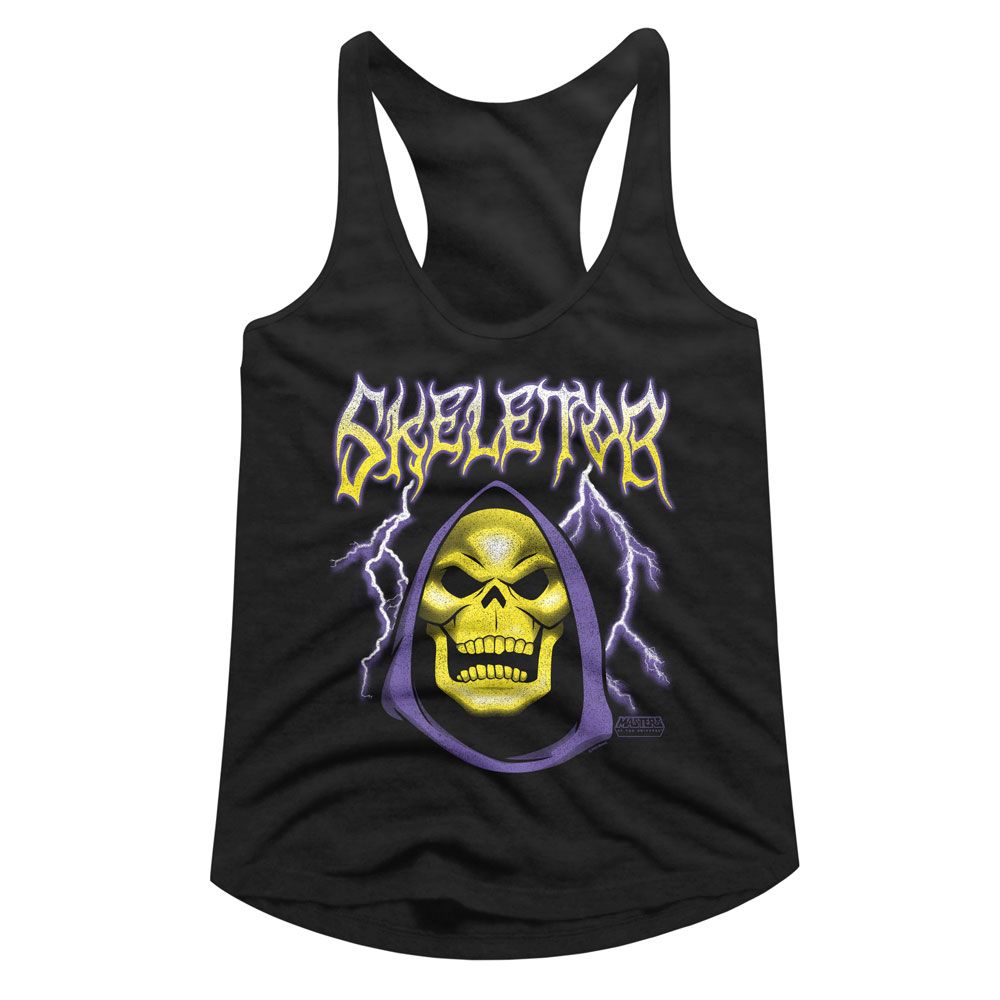 Masters of the Universe Ladies Racerback - Skeletor Lightning