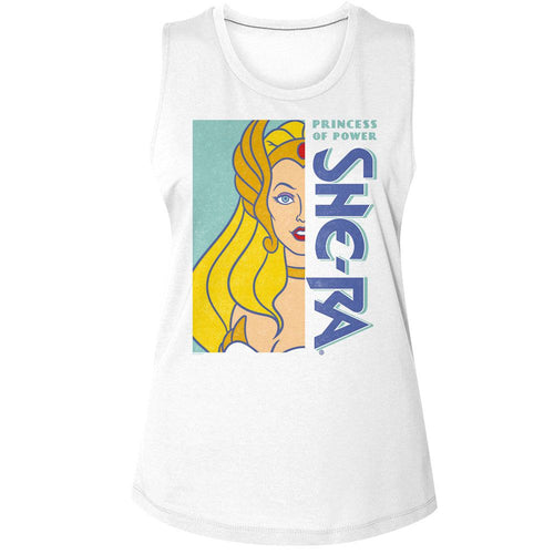 Masters of the Universe Ladies Muscle Tank - She-Ra Crop