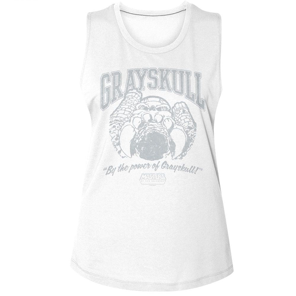 Masters of the Universe Ladies Muscle Tank - Grayskull Collegiate