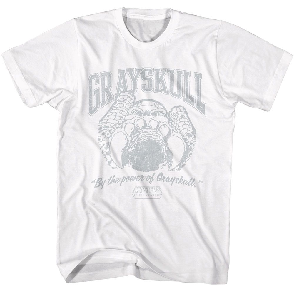 Grayskull Collegiate Masters of the Universe t-shirt in white