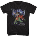 Battle Cat Charge Masters of the Universe t-shirt in black