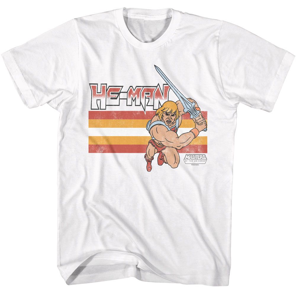 Battle Charge Masters of the Universe t-shirt in white