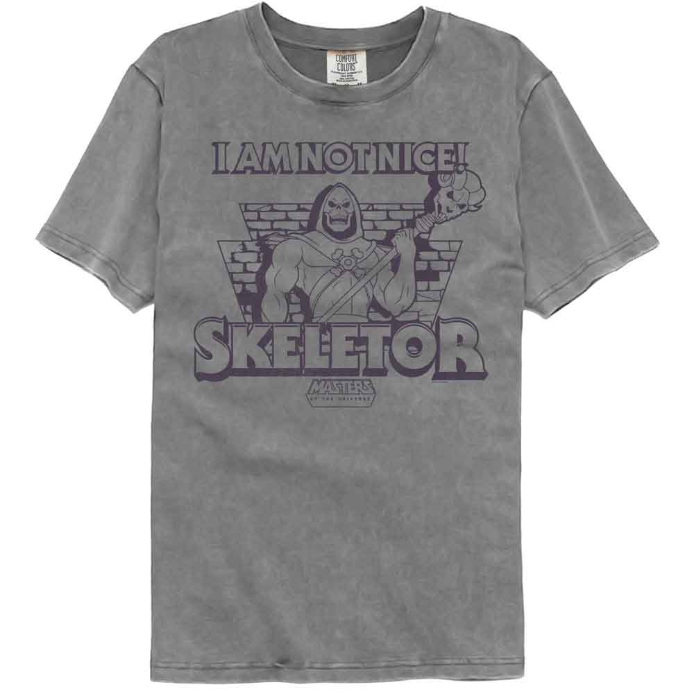 Masters of the Universe Comfort Colors T-Shirt - Motu Not Nice Skeletor