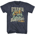 Eternia Battle Cats II Masters of the Universe t-shirt in navy heather