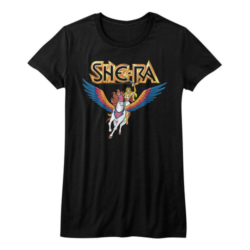 Masters of the Universe Ladies T-Shirt - She-Ra and Swift Wind