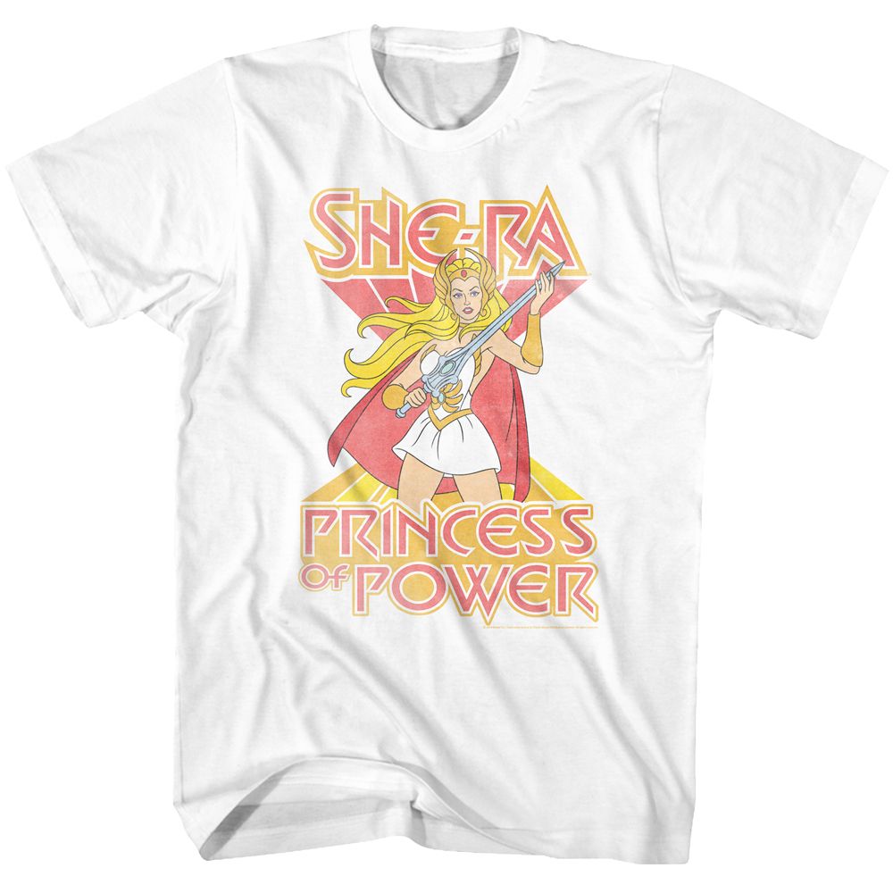 She-Ra Masters of the Universe t-shirt in white