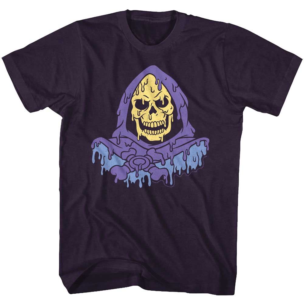 Melty Skeletor Masters of the Universe t-shirt in black