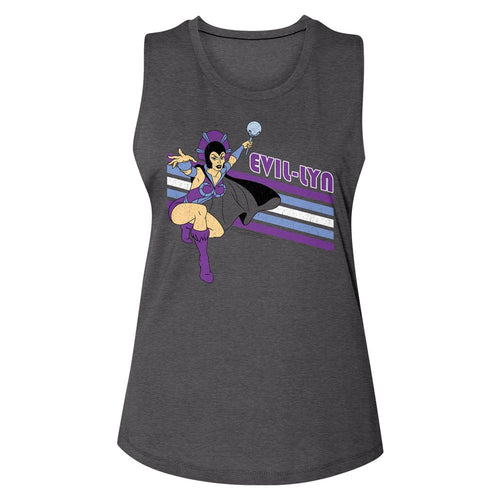 Masters of the Universe Ladies Muscle Tank - Evil-Lyn