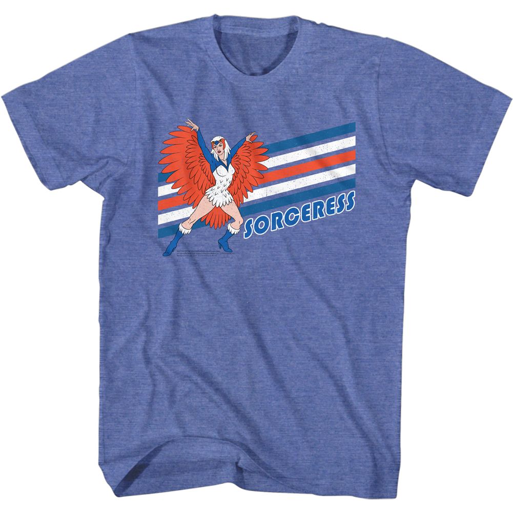 The Sorceress Masters of the Universe t-shirt in royal heather