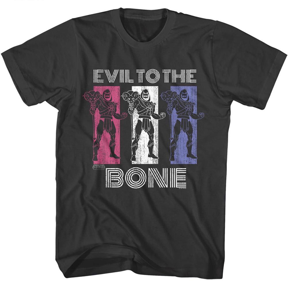 Evil to the Bone Masters of the Universe t-shirt in smoke gray