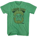 Moss Man Masters of the Universe t-shirt in kelly heather