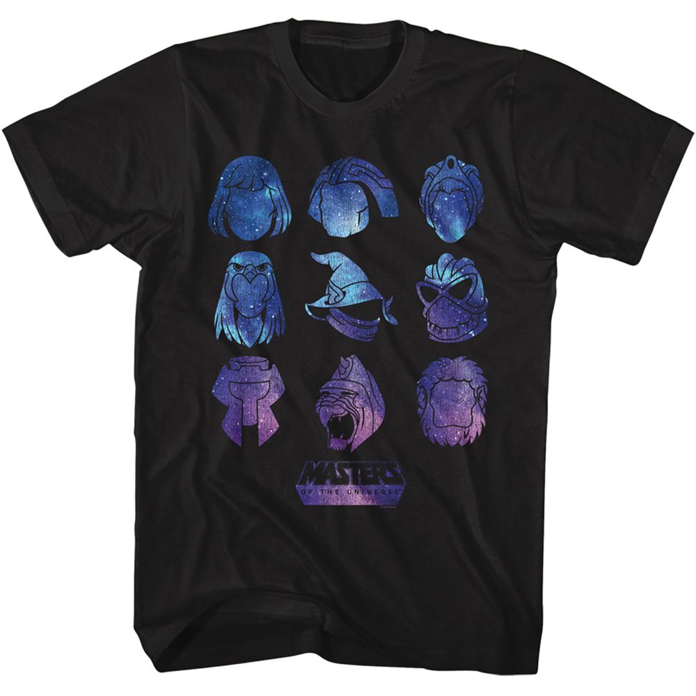 Galaxy Heroes Masters of the Universe t-shirt in black