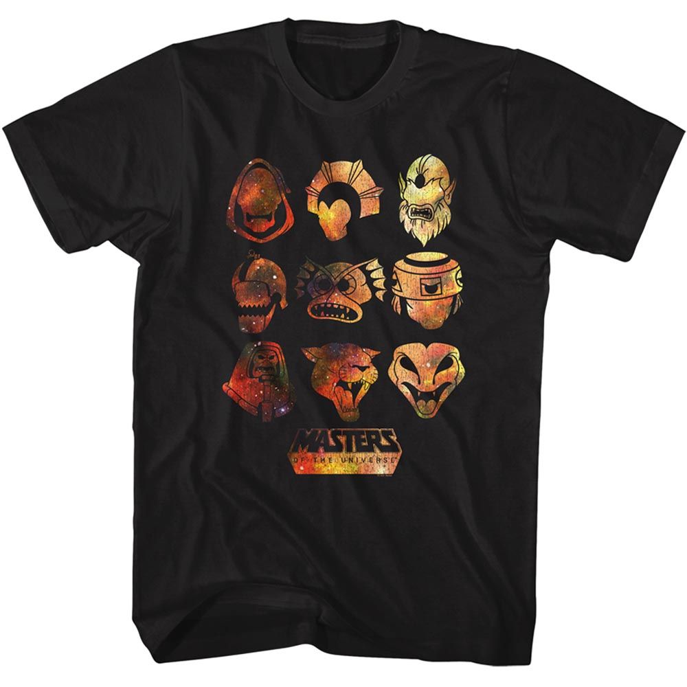 Galaxy Villains Masters of the Universe t-shirt in black