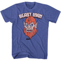 Beast Man Classic Masters of the Universe t-shirt in royal heather