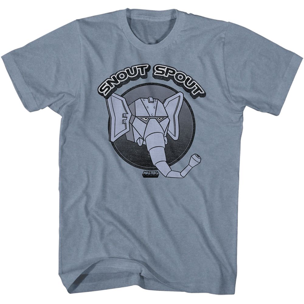 Snout Spout Masters of the Universe t-shirt in indigo heather