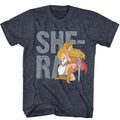 She-Ra Text Masters of the Universe t-shirt in navy heather