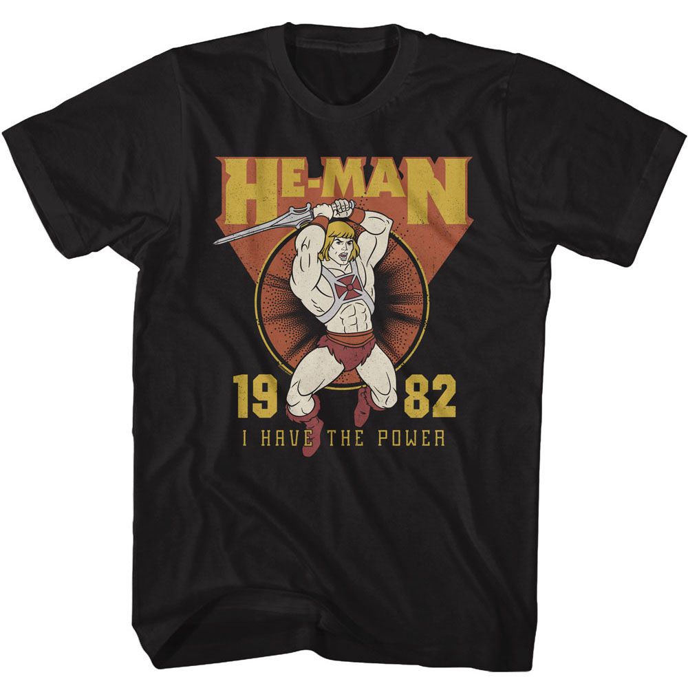 1982 I Have the Power Masters of the Universe t-shirt in black