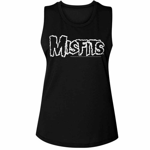 The Misfits Ladies Muscle Tank - Logo